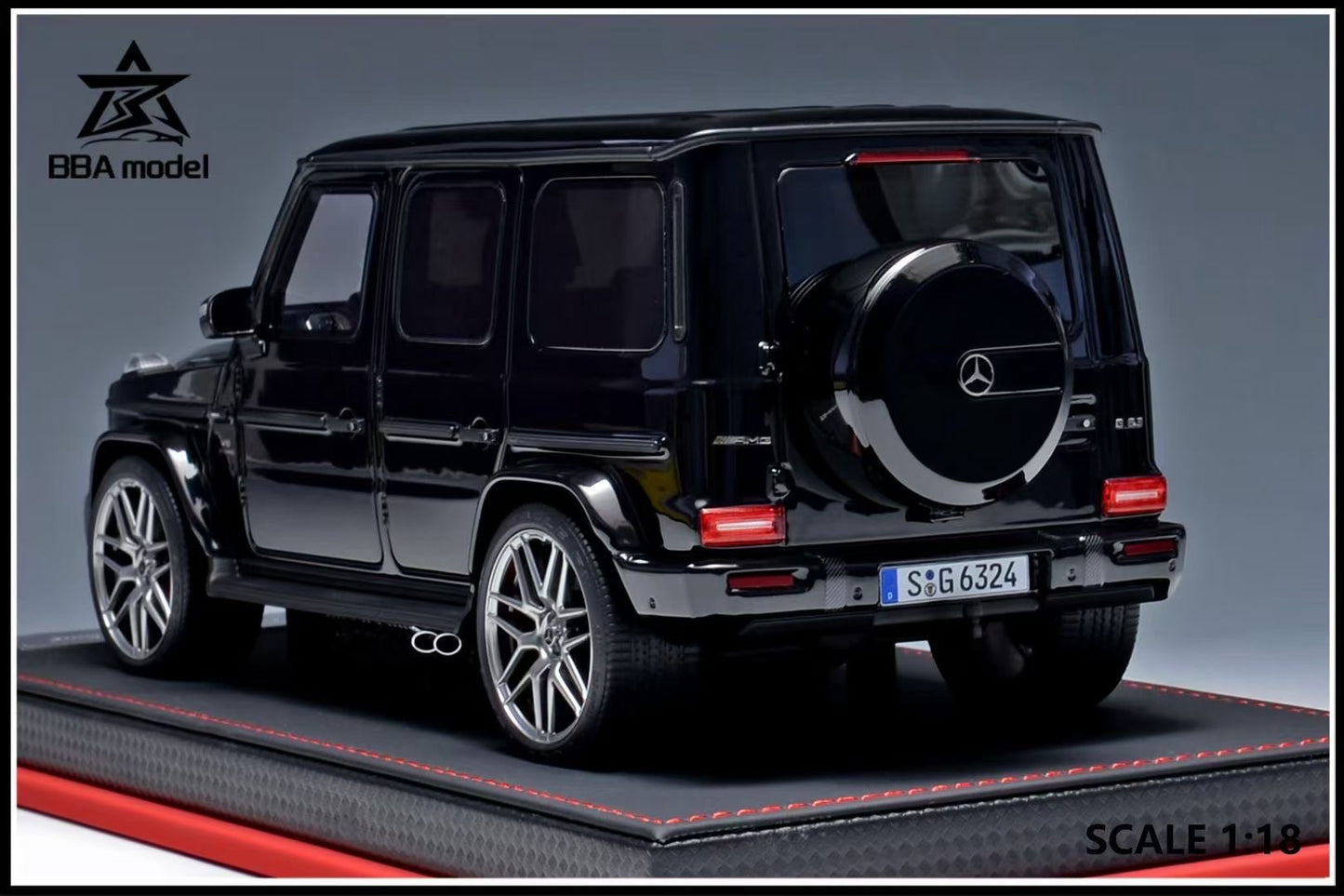 BBA model 1/18 2025 Mercedes-Benz-G63 AMG limited edition resin car model