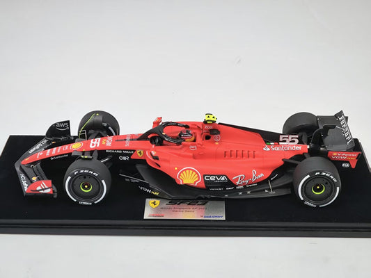 Looksmart 1/18 Ferrari SF23 Singapore Grand Prix Resin Car Model