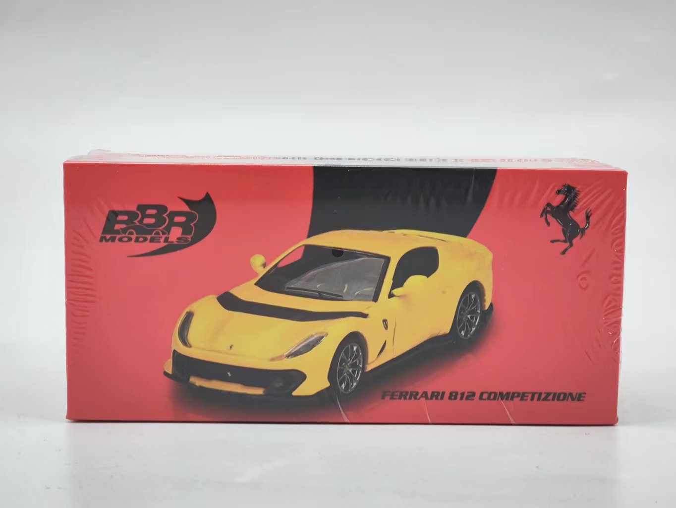 BBR 1/64 Ferrari 812 Competizione Yellow Alloy Car Model BBRFER64008