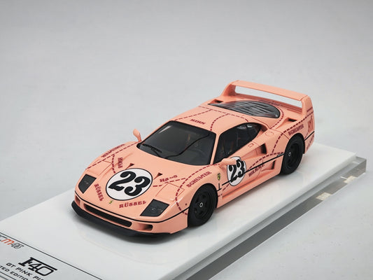 SCM 1/43 Ferrari F40 JPS Black Gold Paint Resin Model Car