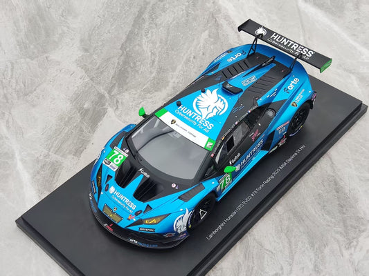 TOPSPEED 1/18 Lamborghini Huracán GT3 EVO2 #78 Forte Racing – Blue Livery (TS0685)