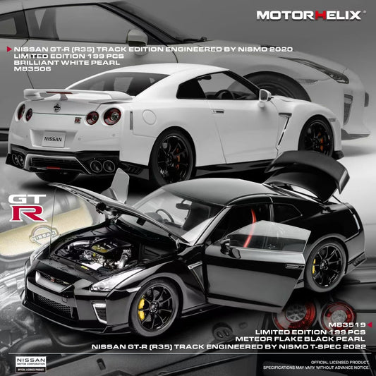 MOTORHELIX 1/18 Nissan GTR R35 Alloy Diecast Car Model