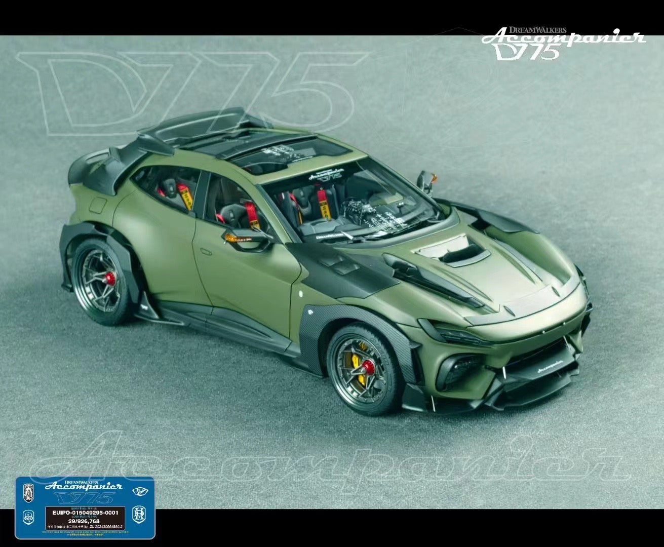 Dream Walkers 1/18 Ferrari Porsangue modified car model collection ornaments