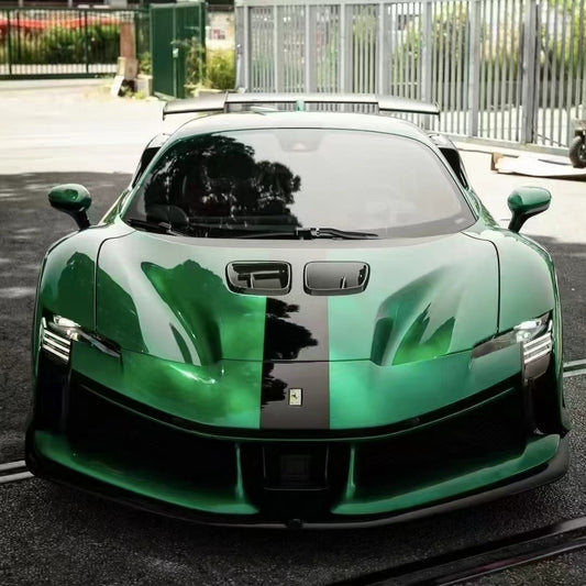 BBR 1/18 Ferrari SF90 XX Stradale GREEN JEWEL simulation car model ornaments