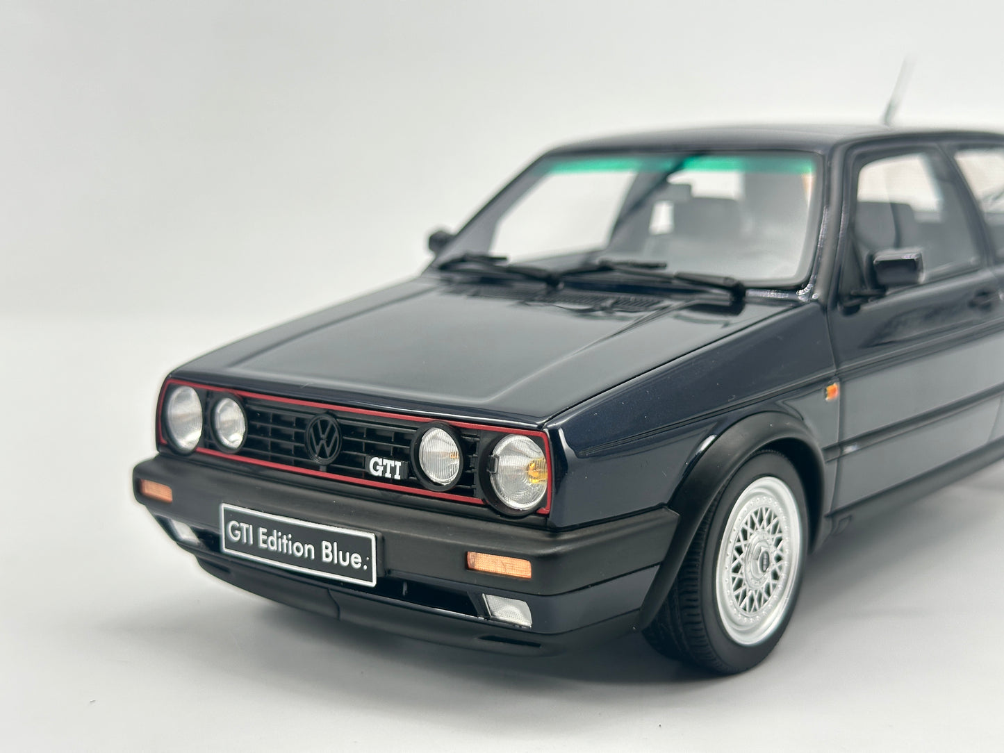 OTTO 1/18 Volkswagen GOLF MK2 GTI EDITION Blue Resin Model Car
