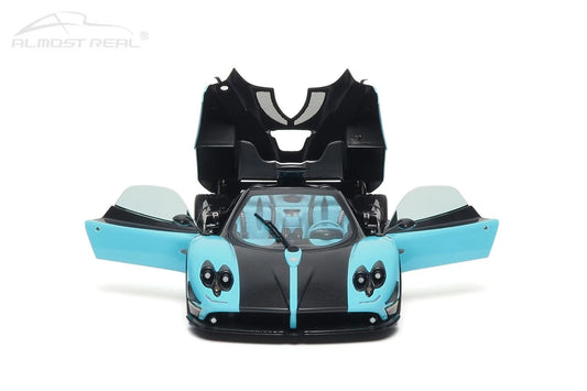 AR+ 1/18 Pagani Zonda Uno Blue All-Opening Alloy Car Model