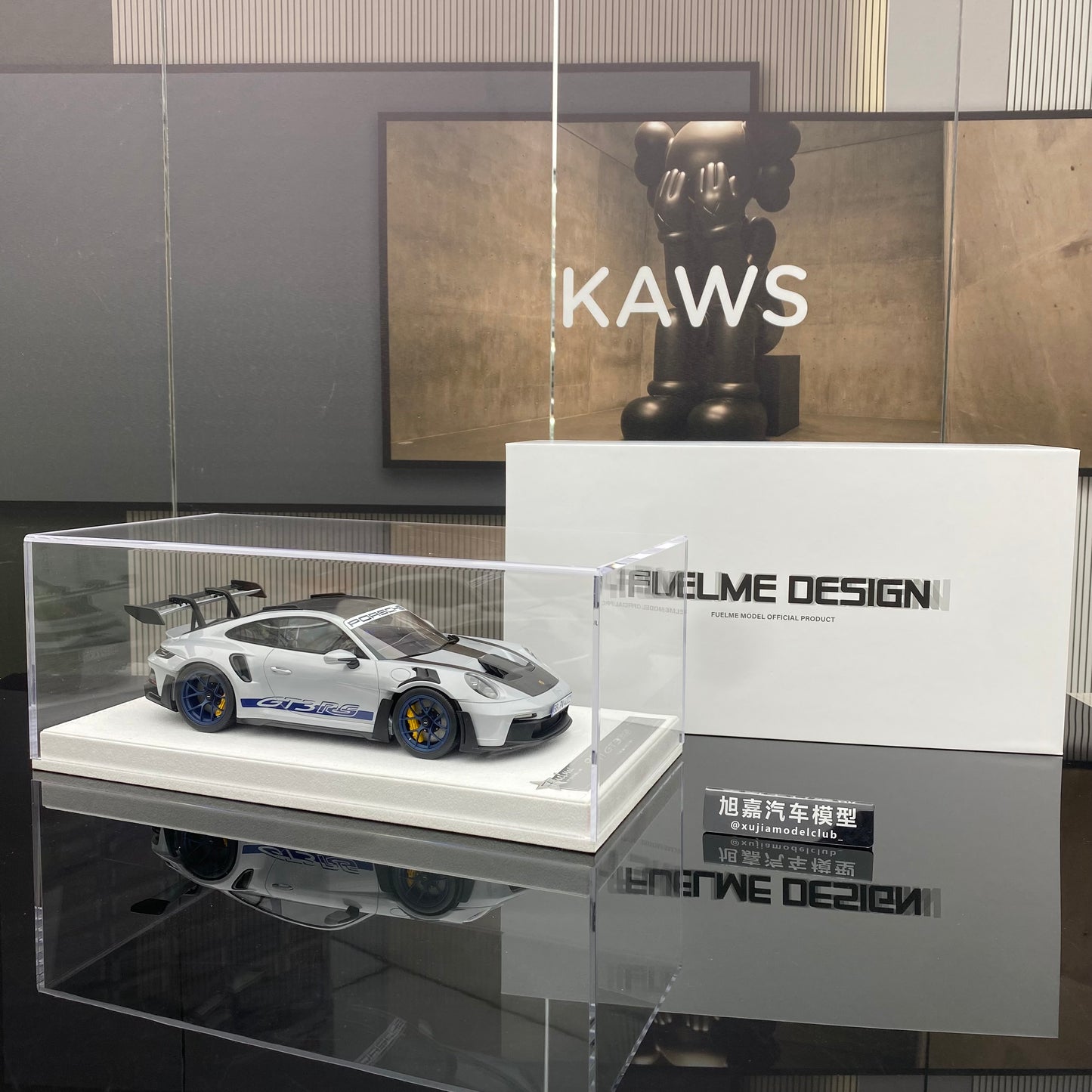 FuelMe 1/18 Porsche 992 GT3RS Nürburgring limited edition simulation car model