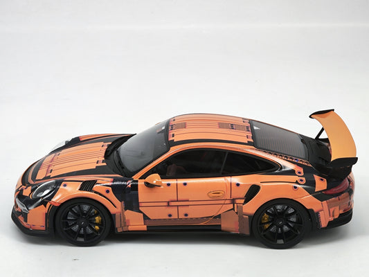 GT Spirit 1/18 Porsche 911 GT3RS Building Blocks Painted Simulation Car Model