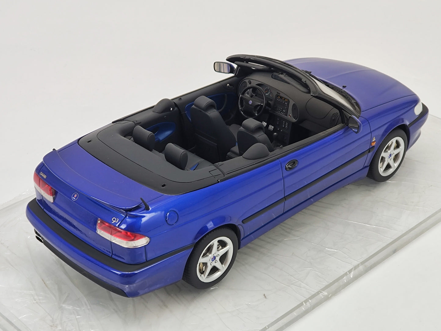 DNA 1/18 Saab 93 Convertible Blue Simulation Car Model