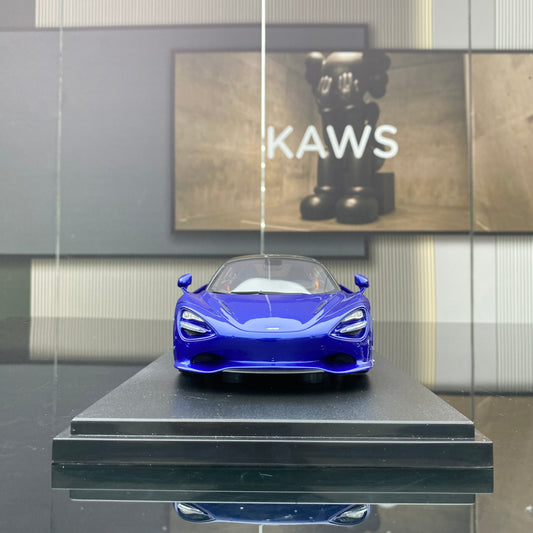 GT Spirit 1/18 McLaren 750S Coupe Blue Supercar Limited Edition Car Model Ornament