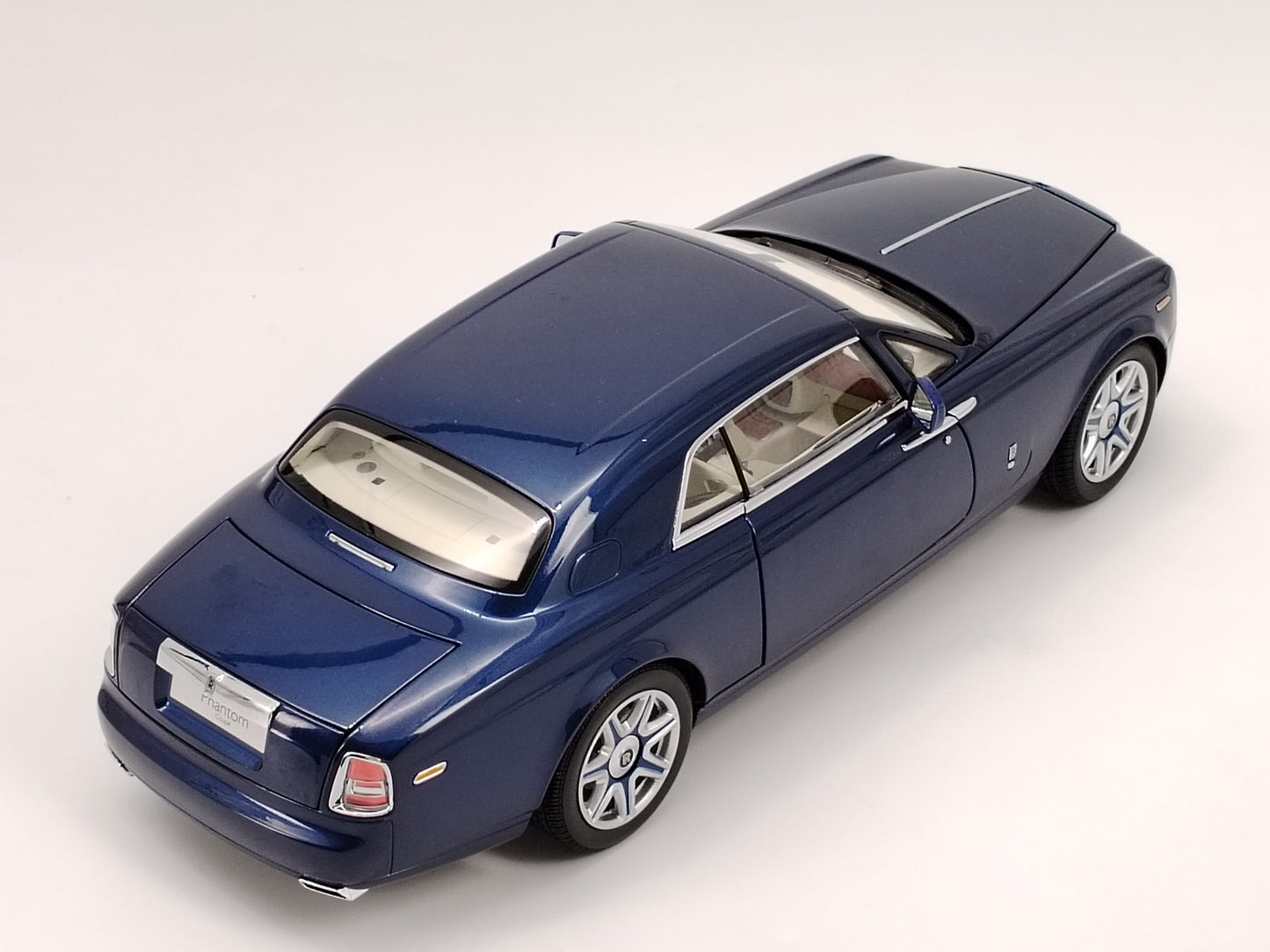 Kyosho 1/18 Rolls-Royce Phantom Coupe Metallic Blue Alloy Car Model
