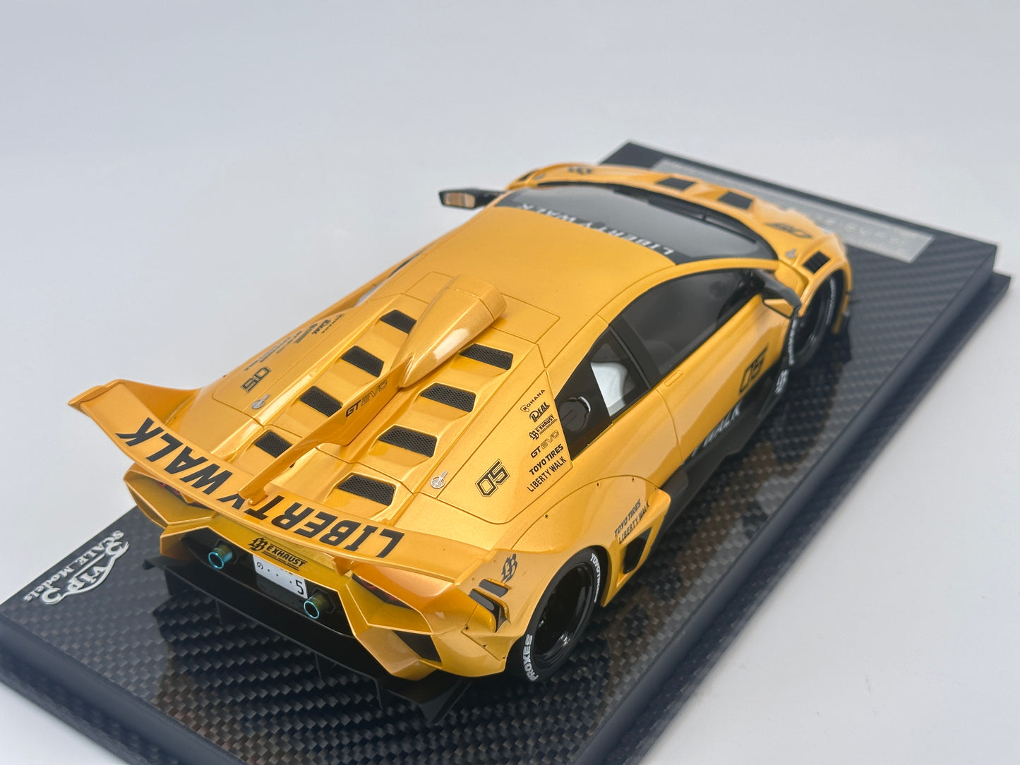 VIP 1/18 Lamborghini Murcielago GT EVO Pearl Yellow Resin Model Car VIP170