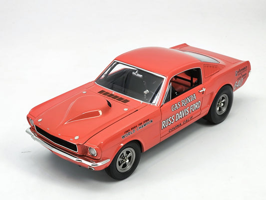 ACME 1/18 Ford Mustang A/FX Gas Ronda 1965 Orange Paint Model