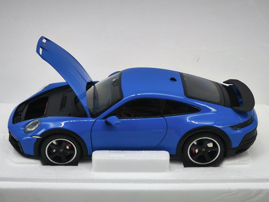 MINICHAMPS 1/18 Porsche 911 DAKAR Blue Alloy Car Model