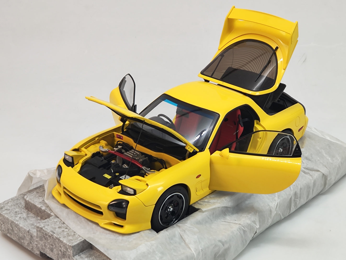 PM 1/18 Mazda RX7 FD3S Alloy Simulation Model Car