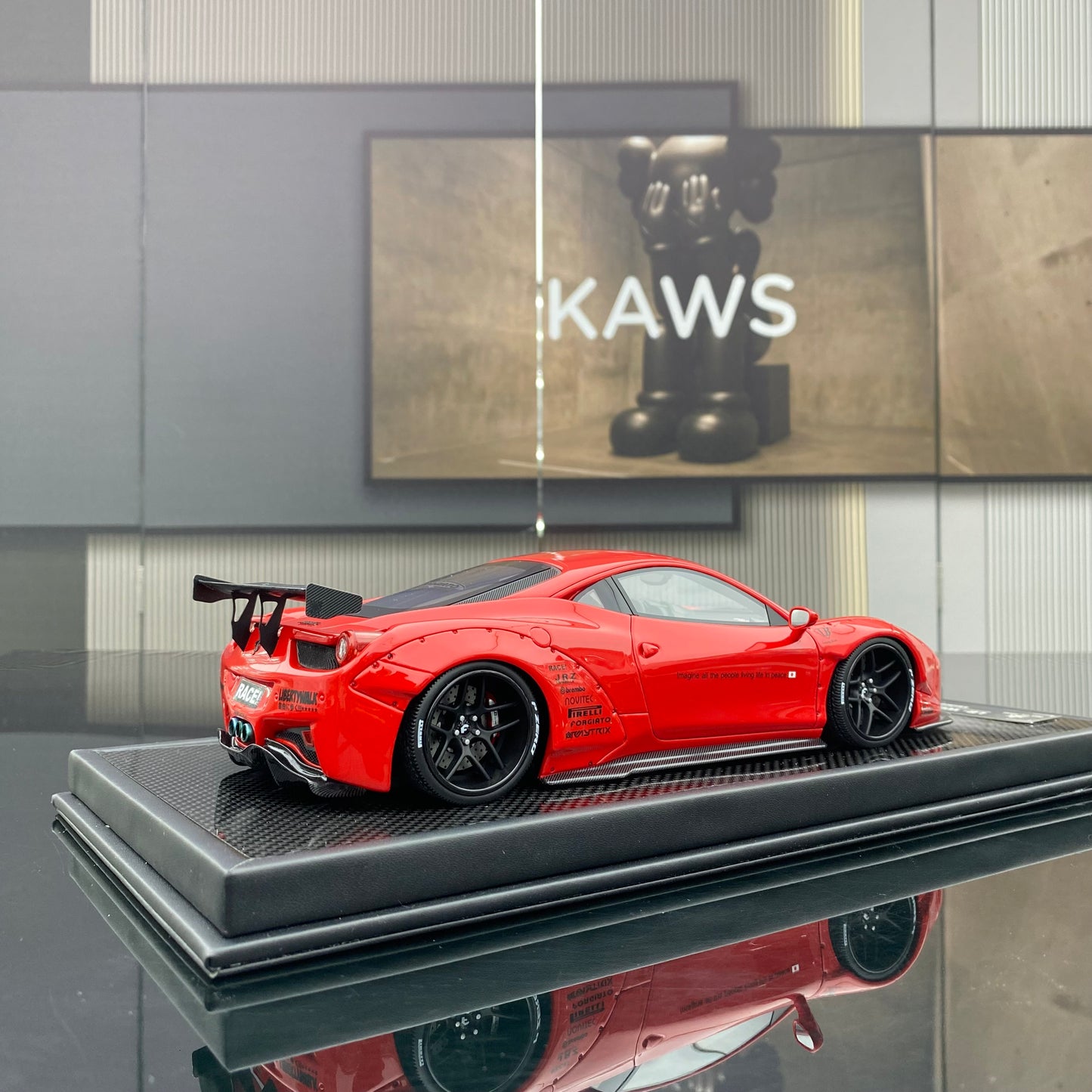 BBA CAR MODEL 1/18 Ferrari 458 GT simulation car model ornaments