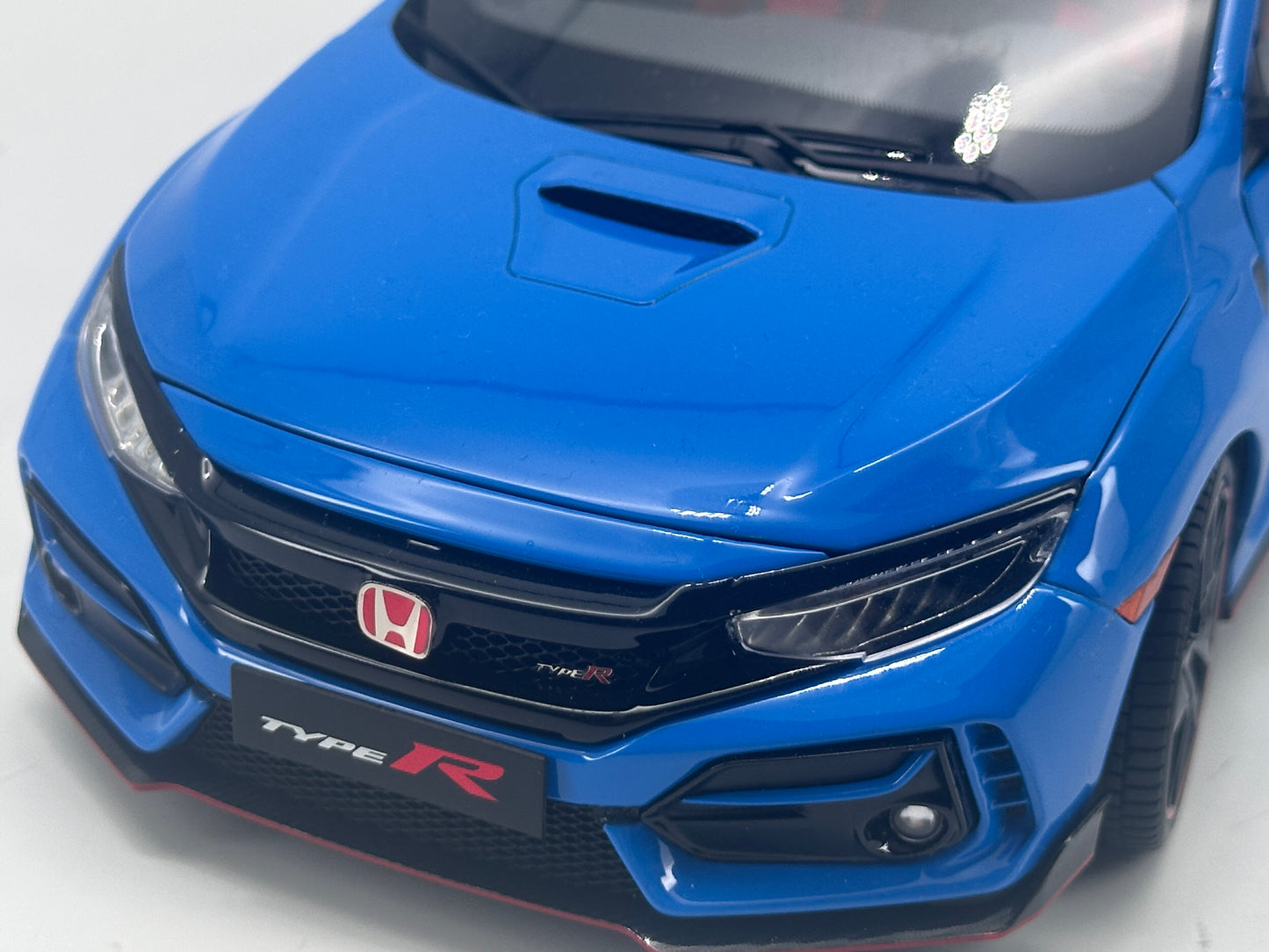 LCD 1/18 Honda Civic TYPE-R FK8 Racing Blue Alloy Car Model
