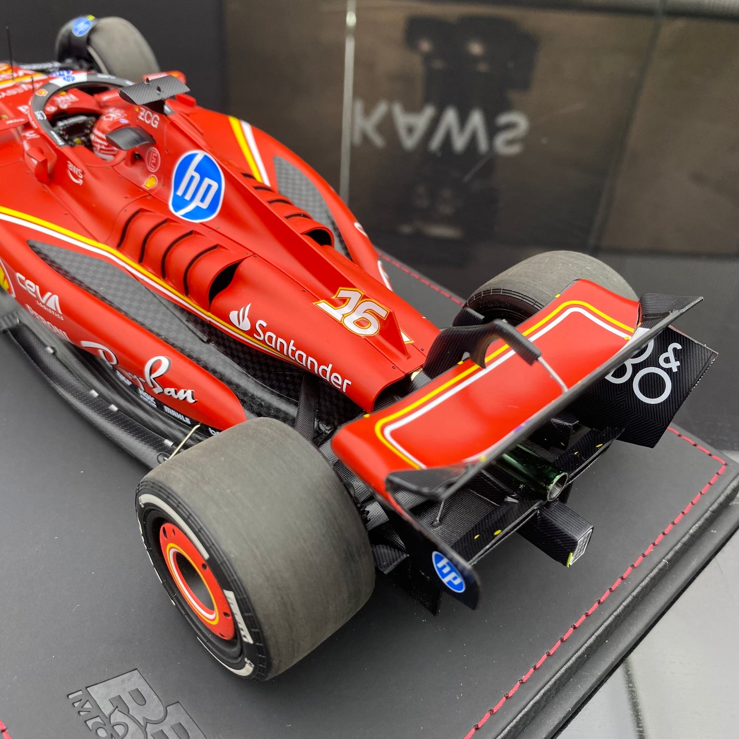 BBR1/18 Ferrari Miami #16 Charles Leclerc 3rd place racing car model