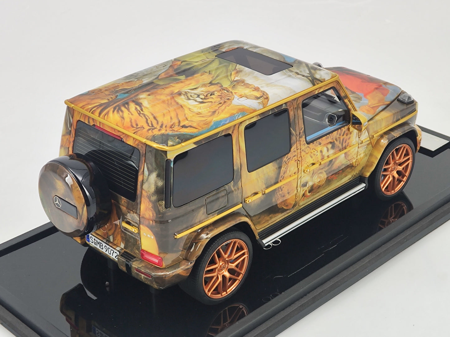 MH 1/18 Mercedes-Benz AMG G63 Jagdpanther Limited Edition Simulation Model Car