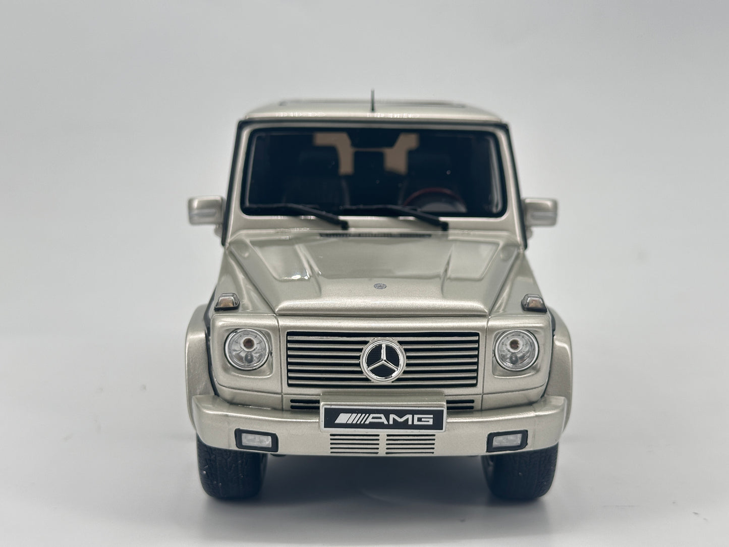 OTTO 1/18 Mercedes-Benz G-CLASS 55AMG Iridium Silver Resin Model
