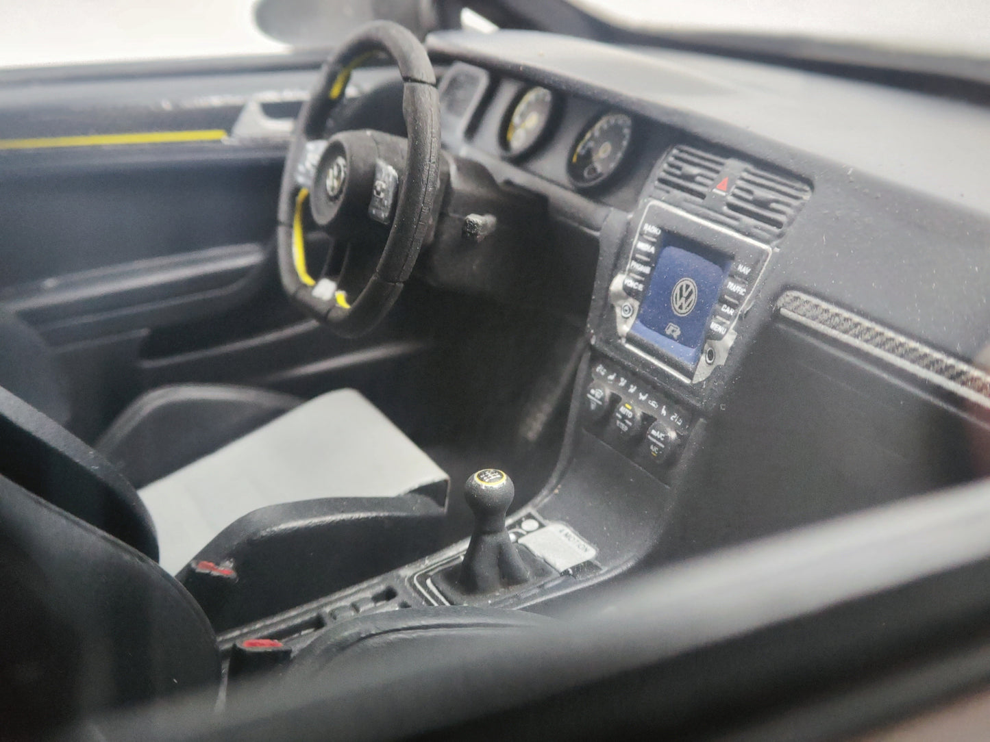 OTTO 1/18 Volkswagen Golf A7 R400 Simulation Car Model Ornaments