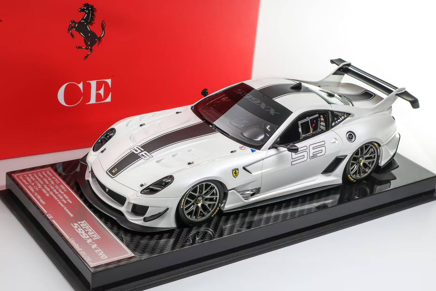 CE 1/18 Ferrari 599XXEVO Limited Edition Car Model Collectible