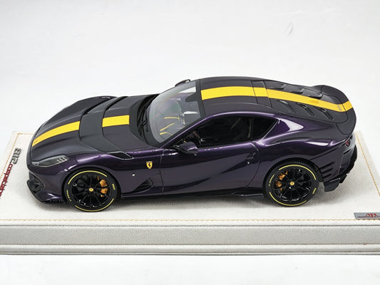 MR 1/18 Ferrari 812 Competizione Metallic Purple Limited Edition Model Car