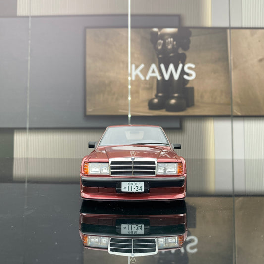 OTTO 1/18 Mercedes-Benz RAUH-WELT REPUBLIK 190E 2,5-16 ALMANDINE model