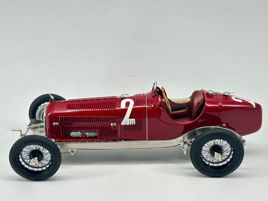 CMC 1/18 Alfa Romeo P3 Caracciola #2 Red Alloy Car Model M220