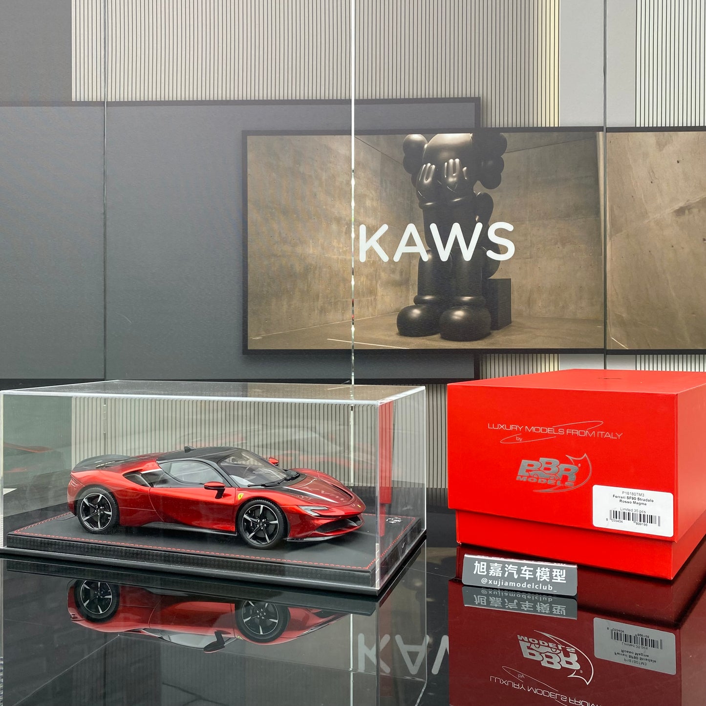 BBR 1/18 Ferrari SF90 Limited Edition Car Model Collection Ornaments