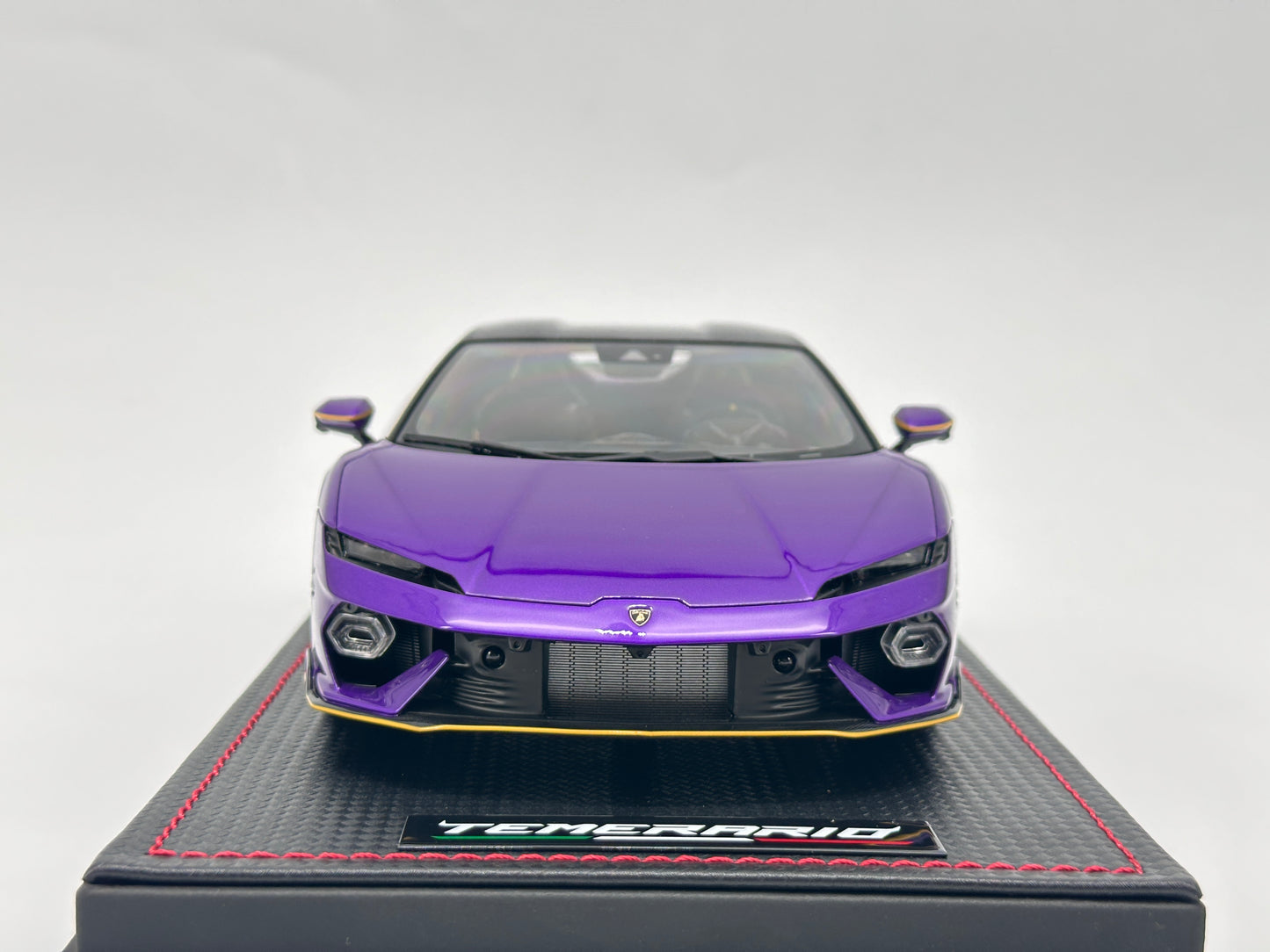 MR 1/18 Lamborghini New Calf Temerario AP Kit Version Parrot Purple Limited Model LAMBO062F