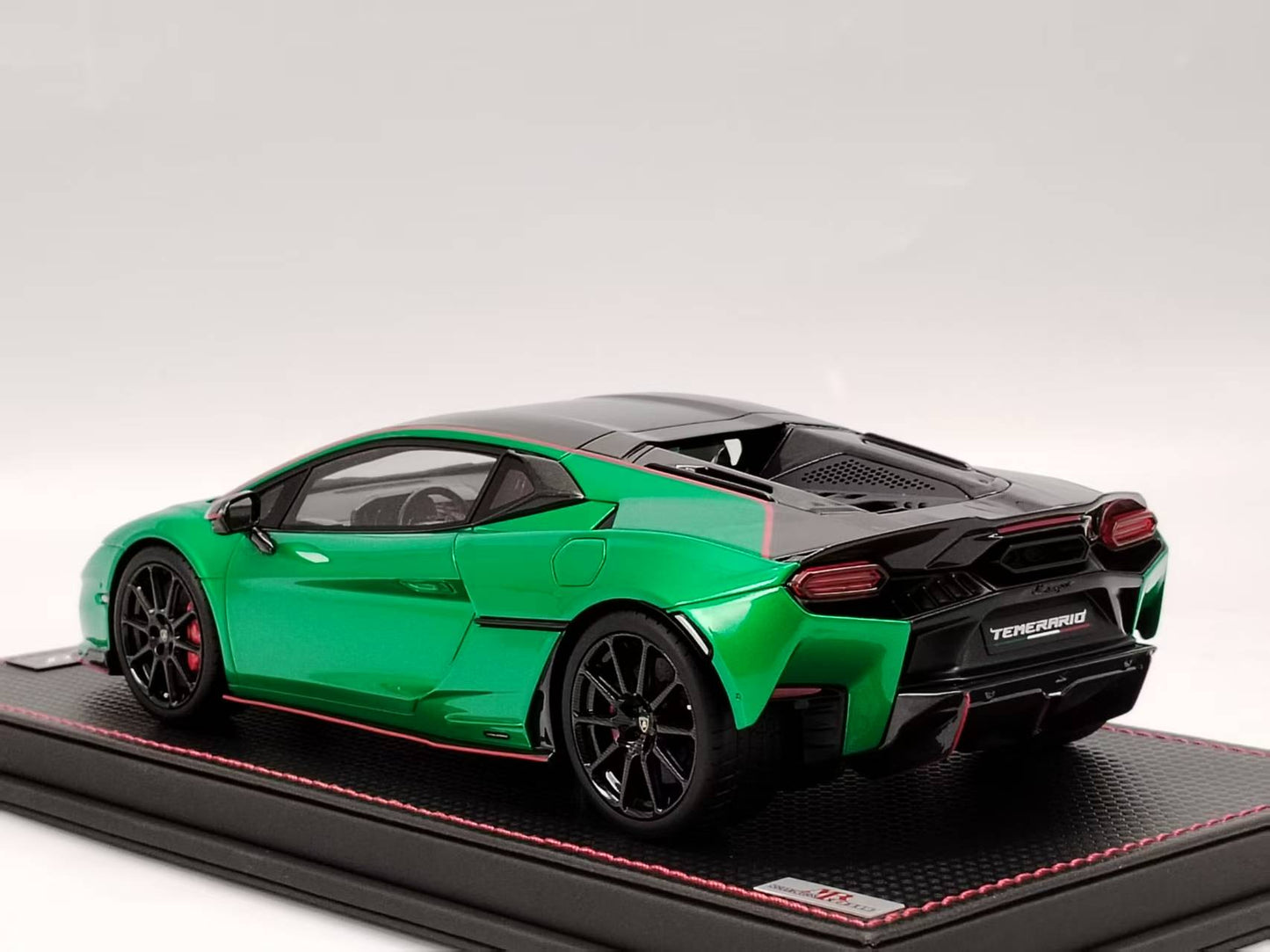 MR 1/18 Lamborghini New Baby Bull Temerario AP Kit Version Mercury Green Resin Model LAMBO062A