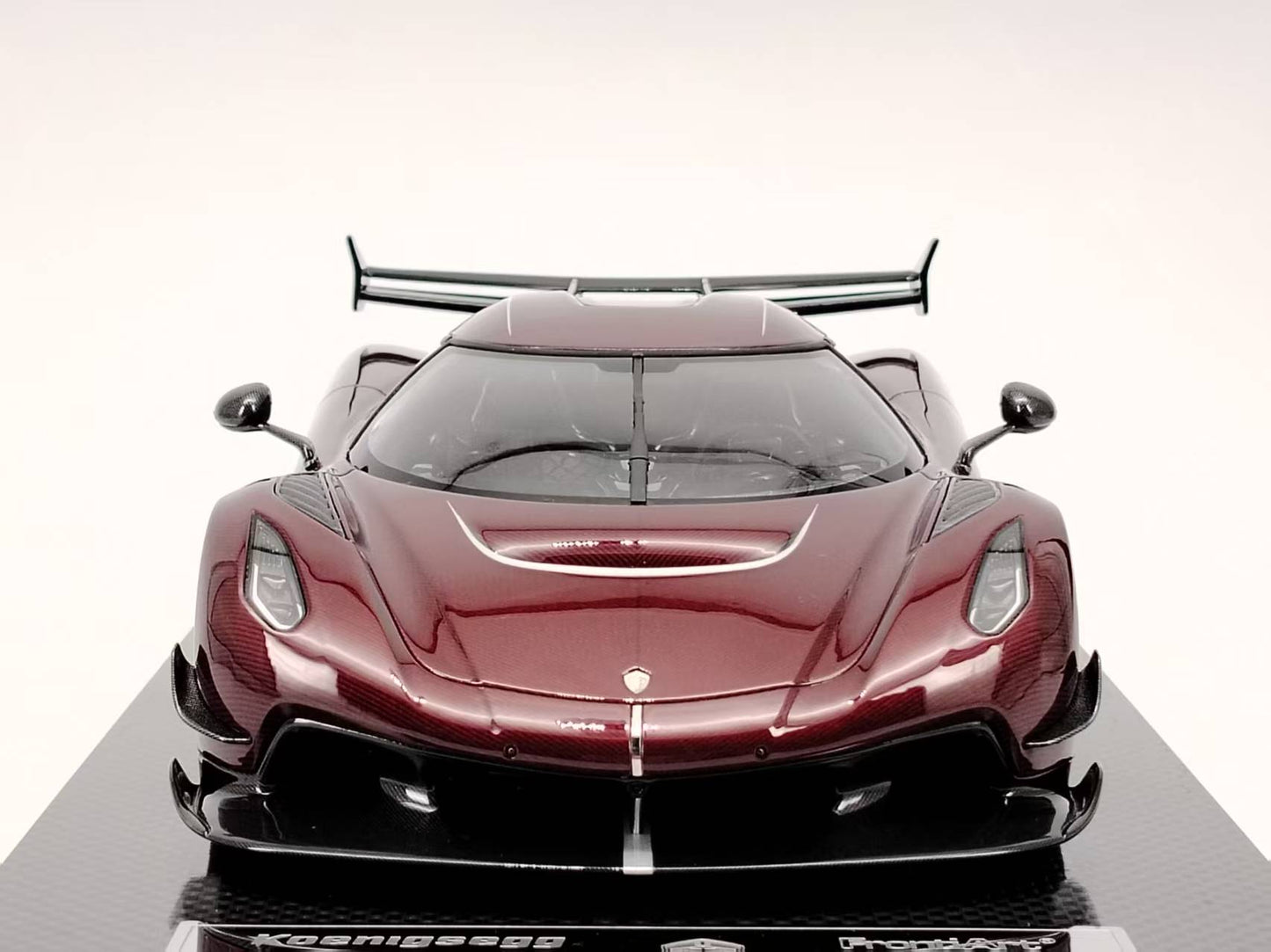 FRONTIART 1/18 Koenigsegg Jesko 7272 Red Carbon Resin Car Model FA162