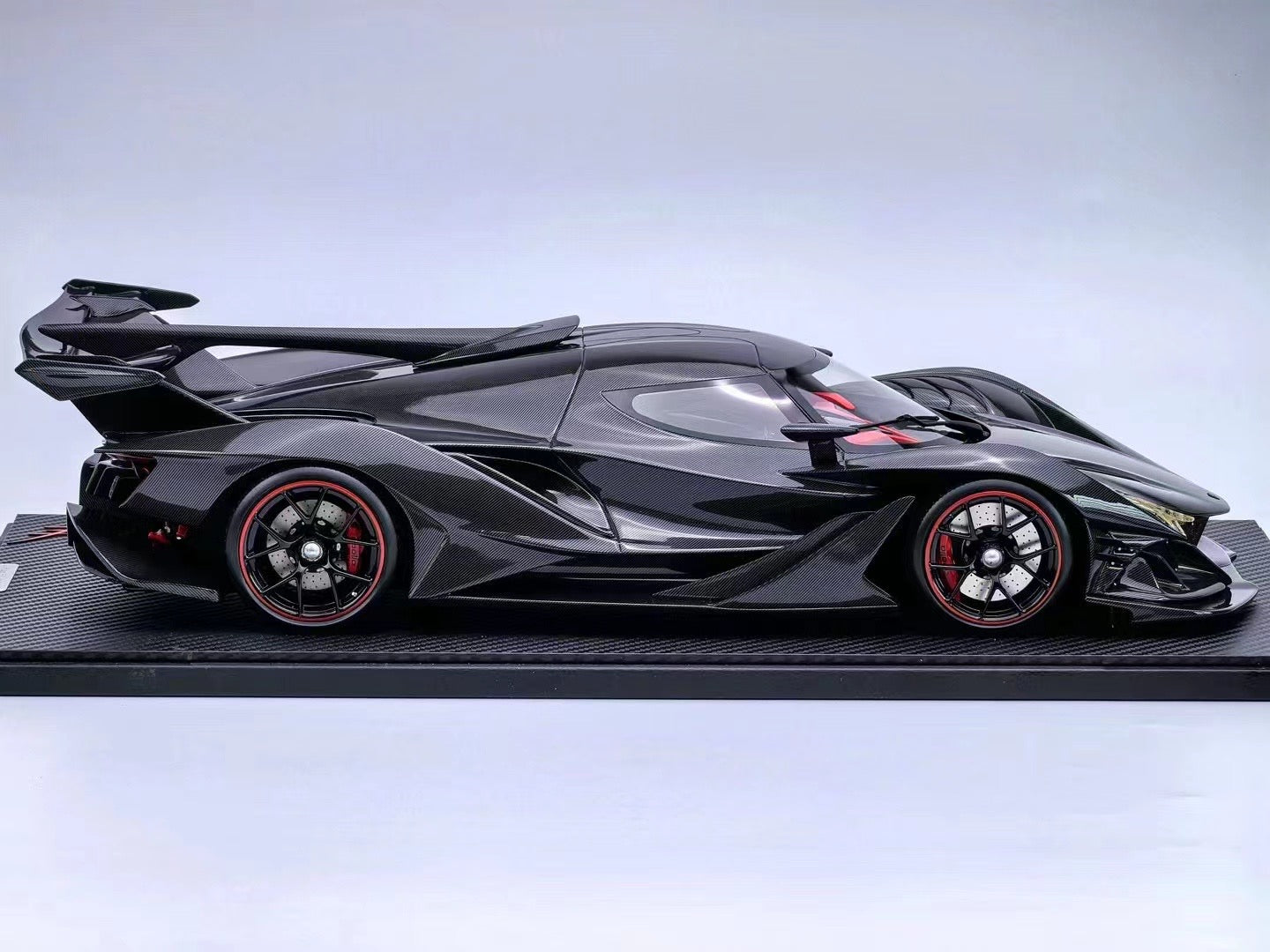 Peako 1/12 Apollo IE full carbon fiber color high-end simulation car model ornament gift