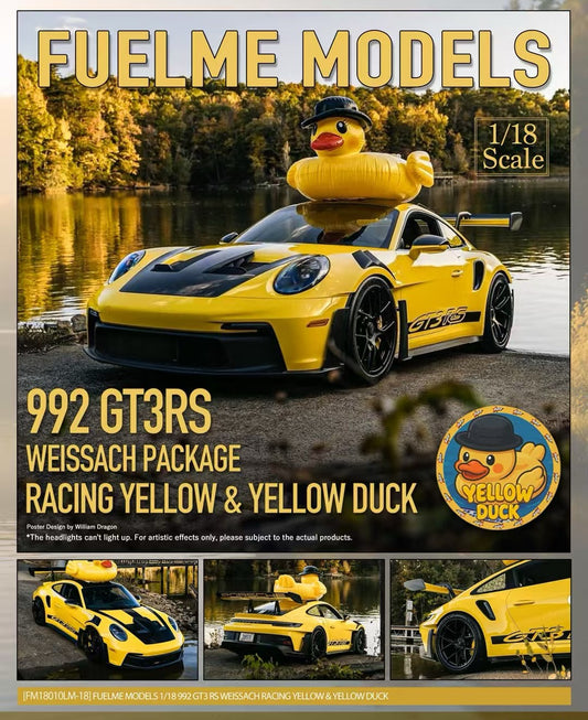 Fuelme 1/18 Porsche 992GT3RS Limited Edition Car Model Ornaments