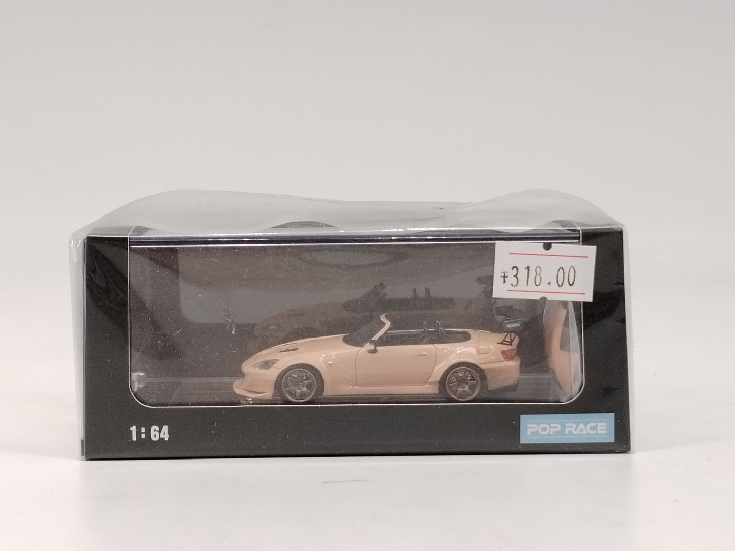 POPRACE 1/64 Honda S2000 Yellow Car Model