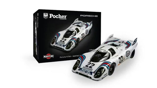 Pocher 1/8 alloy assembly model HK122 Porsche 917K-Martini paint