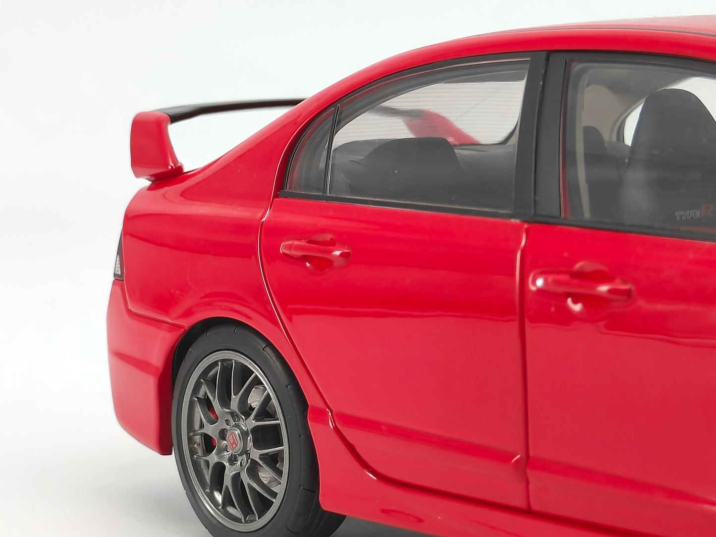 WELL 1/18 Honda Civic Type R (FD2) Red Alloy Full Open Car Model