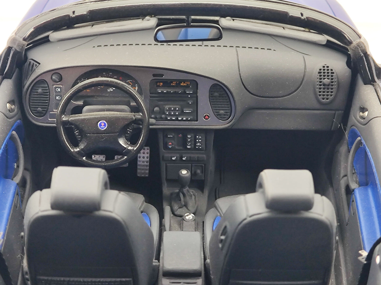 DNA 1/18 Saab 93 Convertible Blue Simulation Car Model