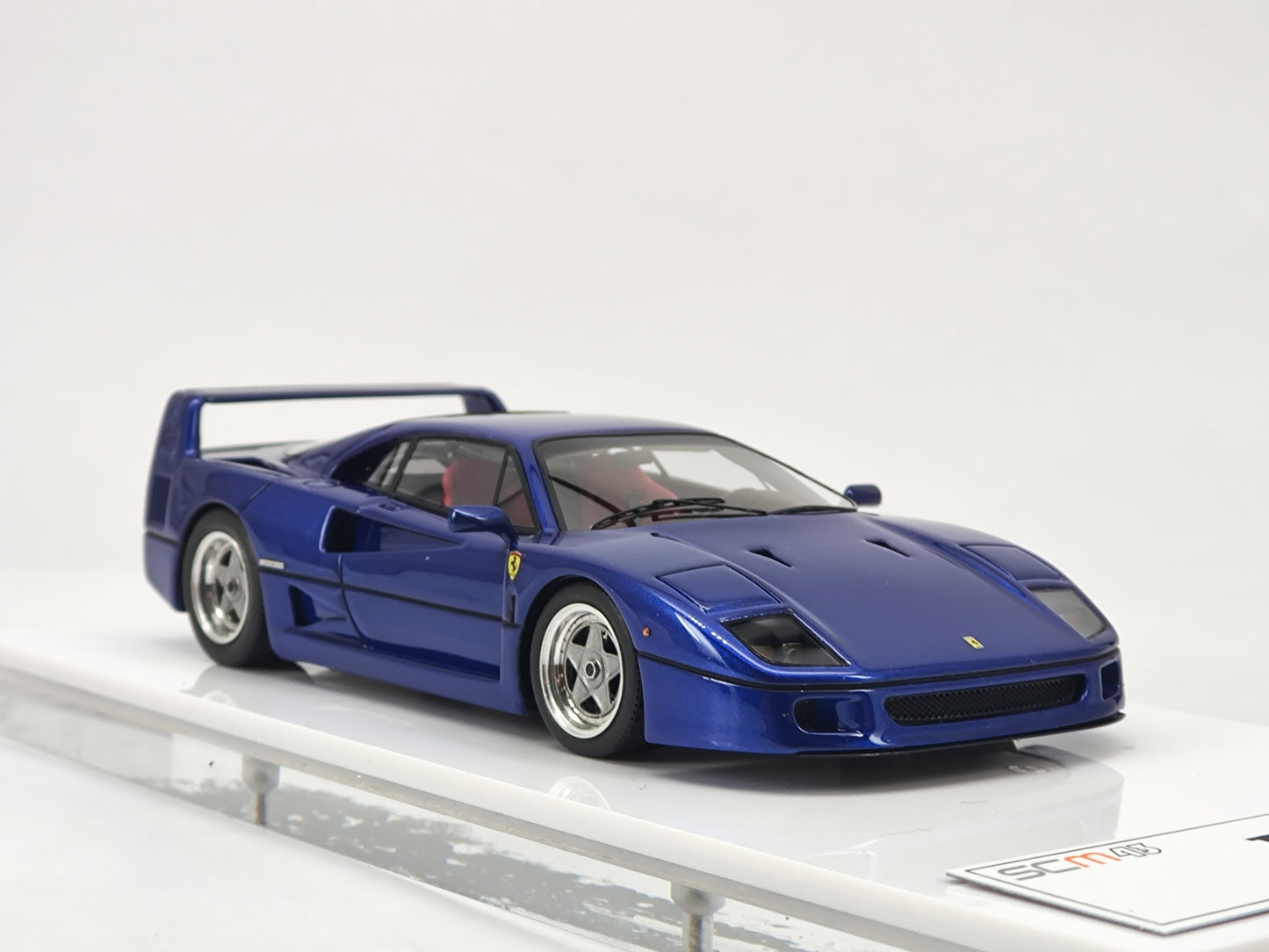 SCM 1/43 Ferrari F40 Blue Resin Limited Edition Model