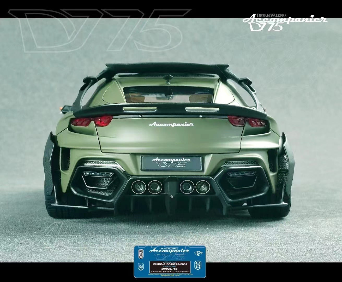 Dream Walkers 1/18 Ferrari Porsangue modified car model collection ornaments