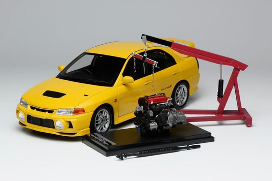 MOTORHELIX 1/18 Mitsubishi All - Open Alloy Car Model