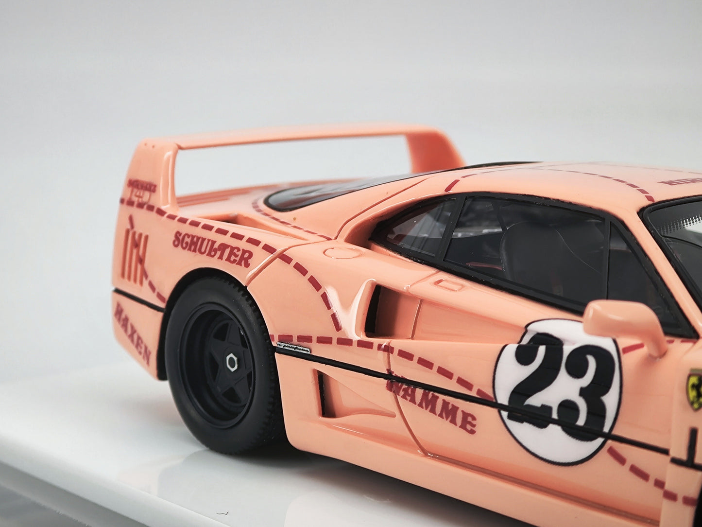 SCM 1/43 Ferrari F40 JPS Black Gold Paint Resin Model Car