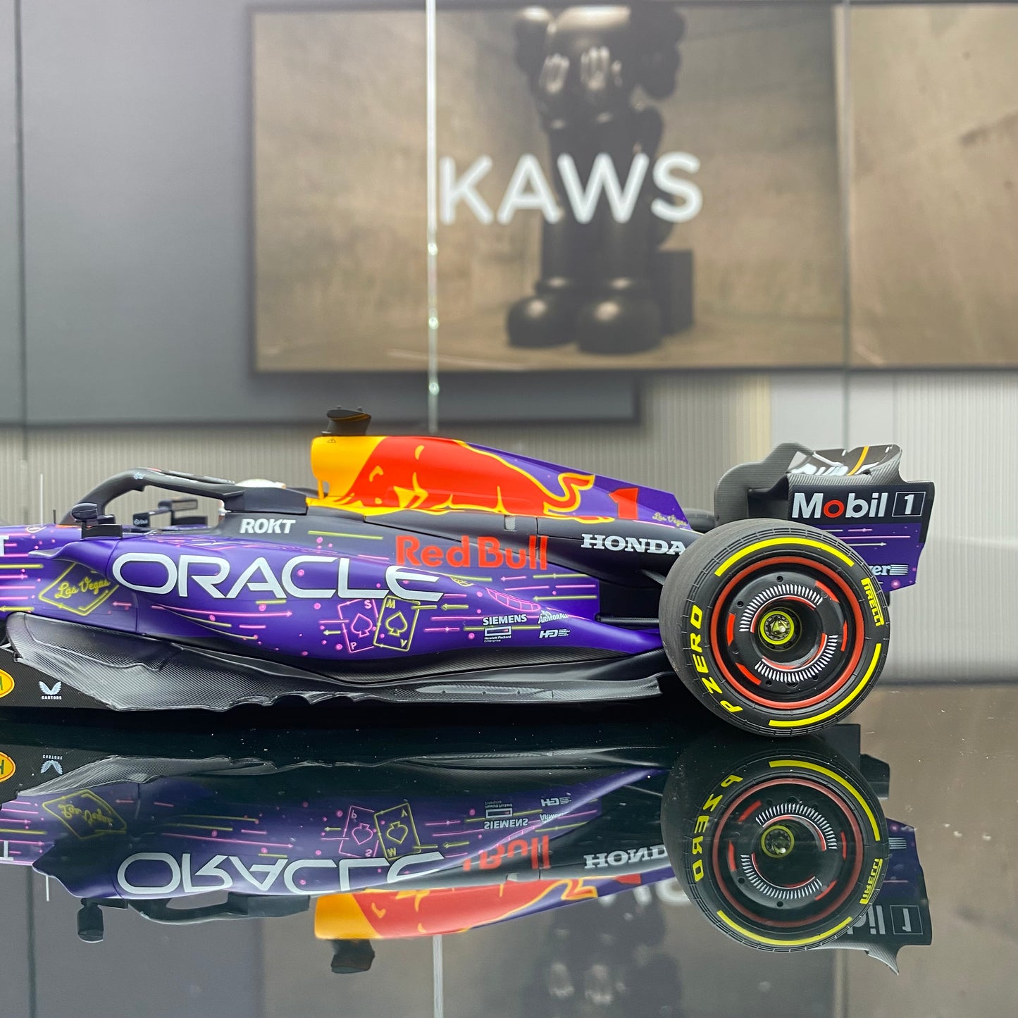 MINICHAMPS 1/18 ORACLE RED CULL RACING RB19 MAX VERSTAPPEN GANADOR DEL GP DE LAS VEGAS 2023