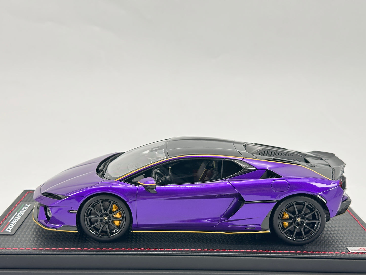 MR 1/18 Lamborghini New Calf Temerario AP Kit Version Parrot Purple Limited Model LAMBO062F