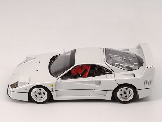 kyosho 1/18 Ferrari F40 Pearl White Alloy Full Open Car Model
