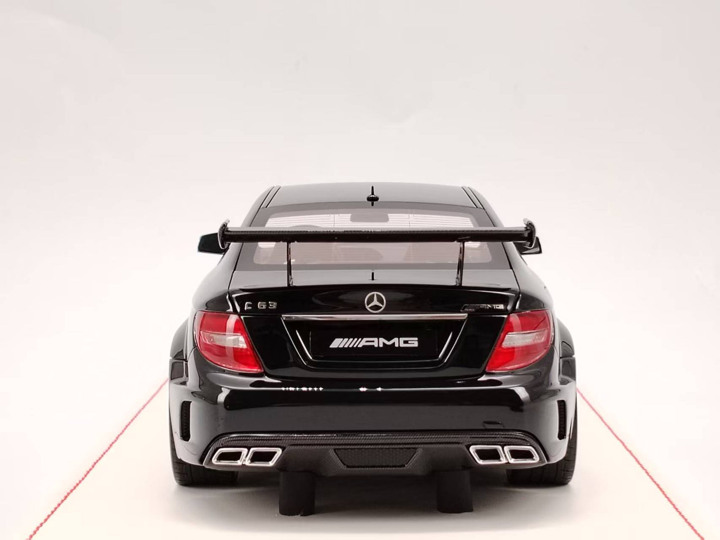 NA 1/18 Mercedes-Benz C63 AMG Black Series Black Resin Model Car