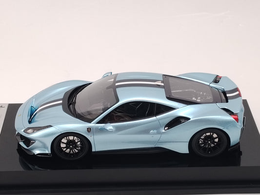 Amalgam 1/18 Ferrari 488 PISTA Ice Blue Limited Edition Scale Model Car