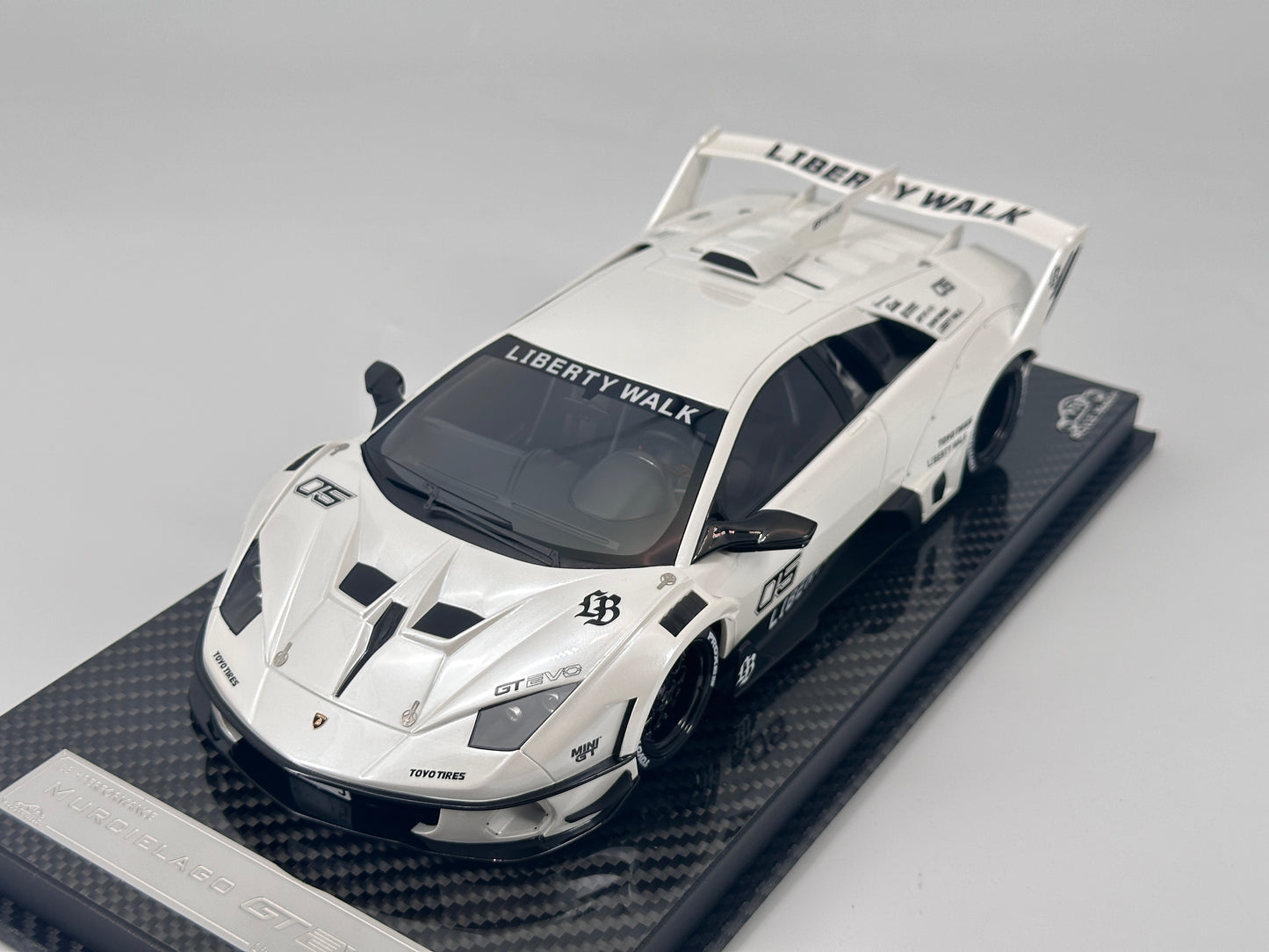 VIP 1/18 Lamborghini Murcielago GT EVO Pearl White Resin Model VIP171