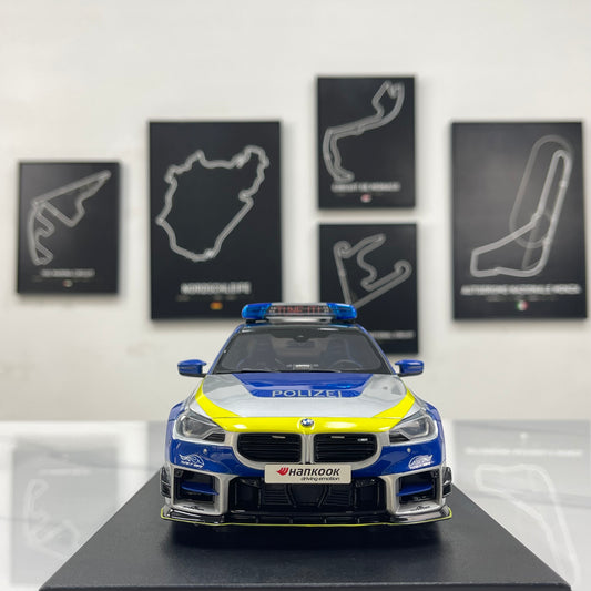 GT Spirit 1/18 BMW AC Schnitzer ACS2 Sport Polizei 2024 Blue/Silver Livery (GT573)